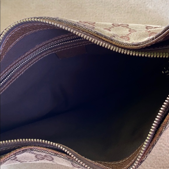 Vintage GUCCI Hobo Bag, Monogram Shoulder Bag - Picture 9 of 9